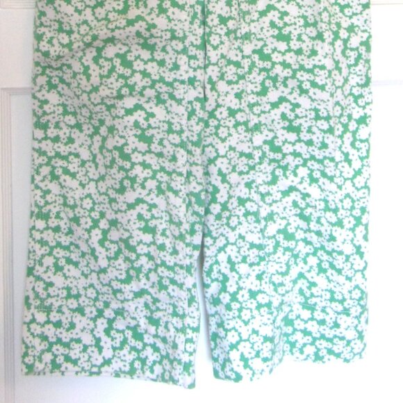 Urban Outfitters BDG Green and White Floral Pants, Button Fly, Size 25 - Picture 2 of 7